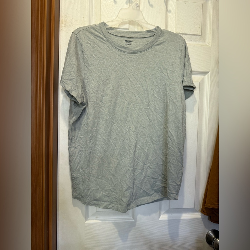 Madewell heathered crew neck tee